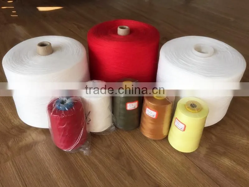 100% spun polyester sewing thread 40/3 5000y