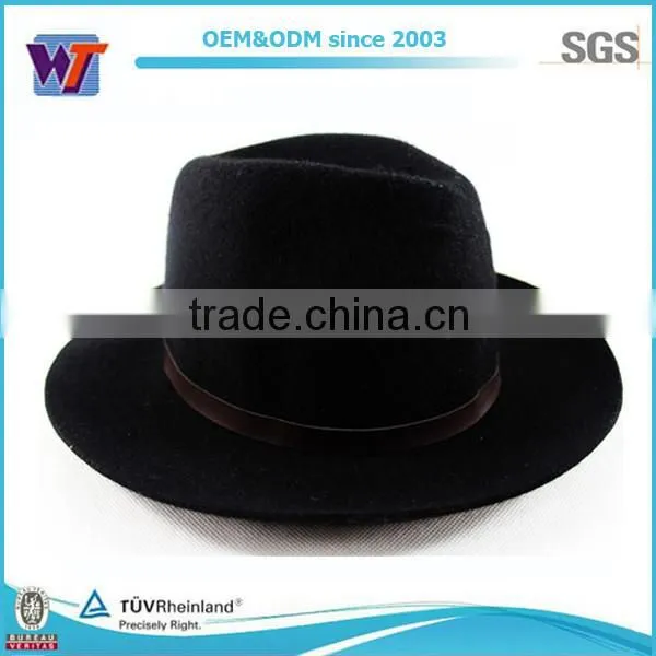 Elegant Wool Felt Fedora hat Wholesale for lady china supplier