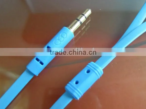 High quality in-ear earphone flat cable for walkman