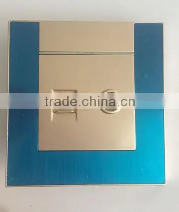 High quality imported PC TV and TEL socket for home