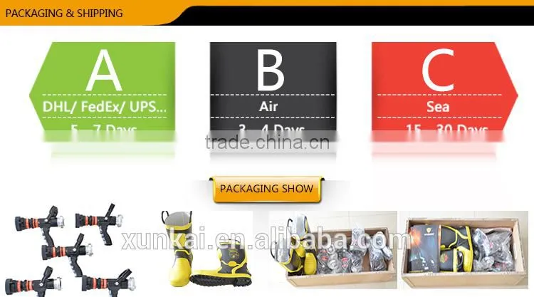 Firefighter footwear heat resistant safety boots Firefighting Boots