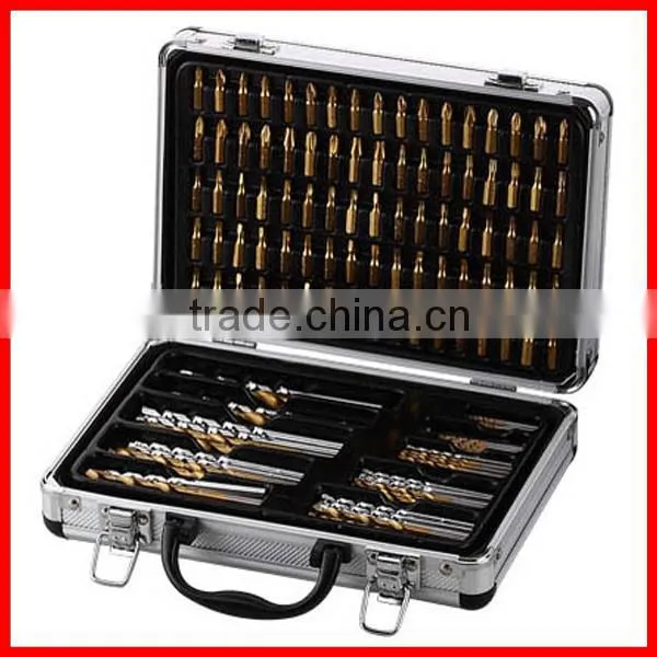 135pc Drill & Driver Bits with Aluminium Case