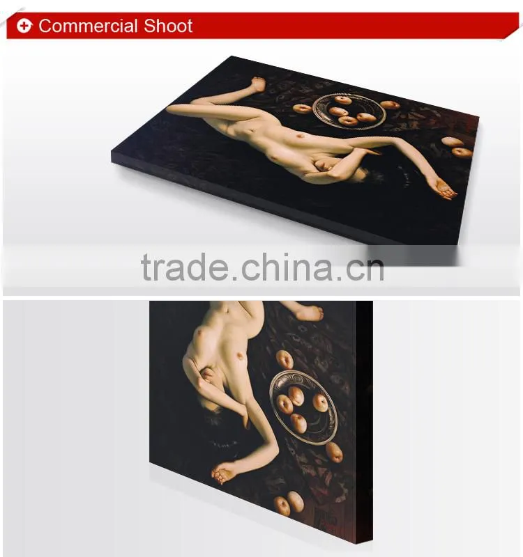 Japanese sexy naked woman painting