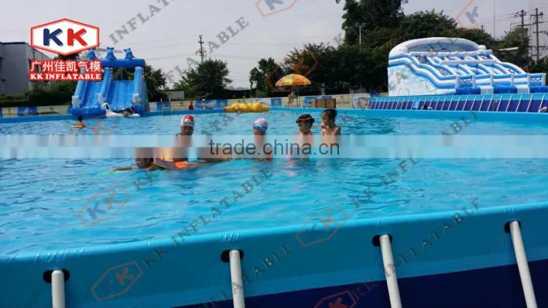 Big size customized Ocean water amusement Inflatable Swimming Pool Slide For Sale