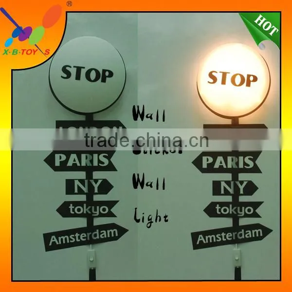 2014 hottest and new Design 3D Sunflower Wall Sticker Wall Light
