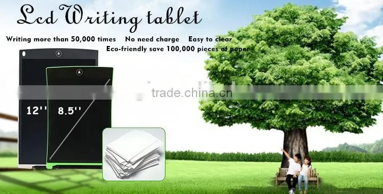 12 Inch e-Writer LCD Writing Tablet Digital Drawing Pad with Stylus-6 Colors Children Magic Drawing Board Paperless