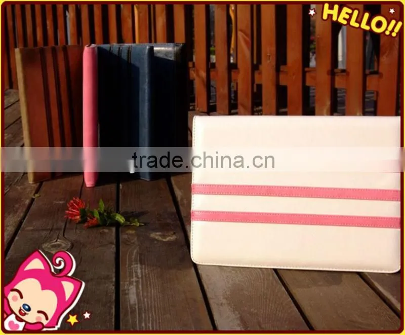 Wholesale high quanlity leather cover for apple ipad air case