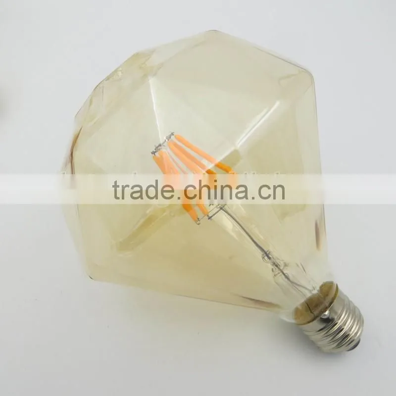 New Design D95 Led Bulb 3W Led Filament Light Bulb E27 Diamond Vintage Light Bulb