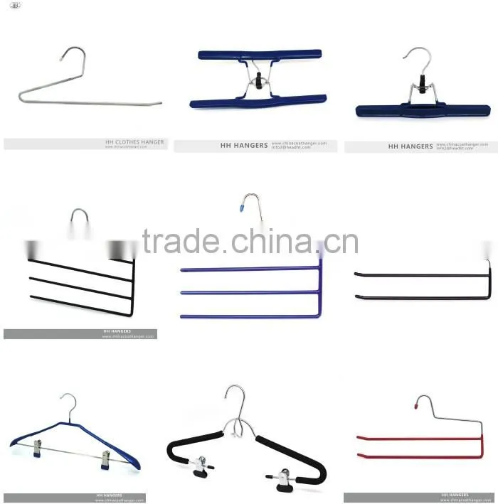 Metal bottom hanger trouser hanger metal pants hanger