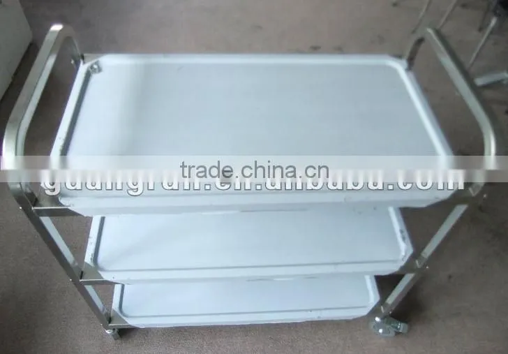 Stainless Steel Commerical Mobile Lab Serving Trolley Cart GR-753