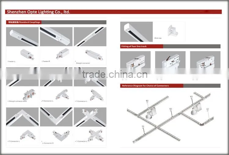 Track Rail Lamp 100LM/W 97Ra COB LED Track Light 30W 35 Watt With Philips Driver 5 Years Warranty