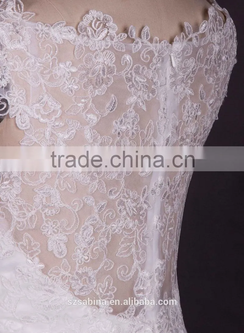 2016 China factory High quality mermaid wedding dress for bridal