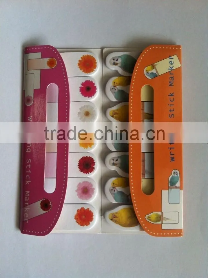 Colorful paper memo cube with pen holder