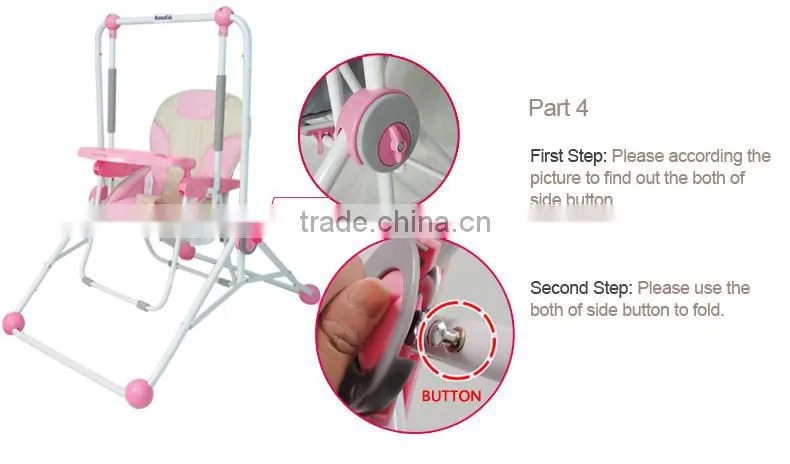 2014 New style Baby swing with 2 in 1