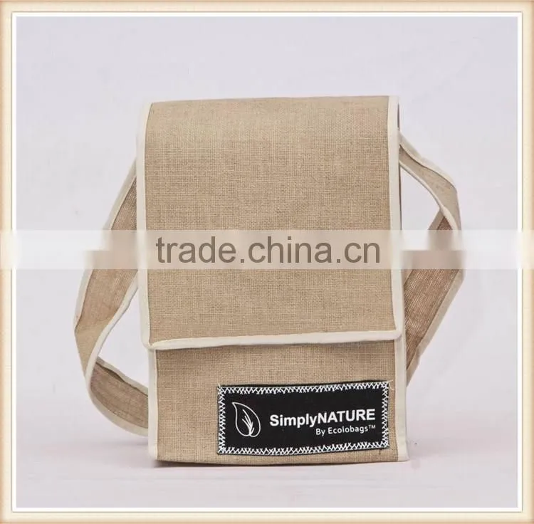Factory wholesale jute single-shoulder bag