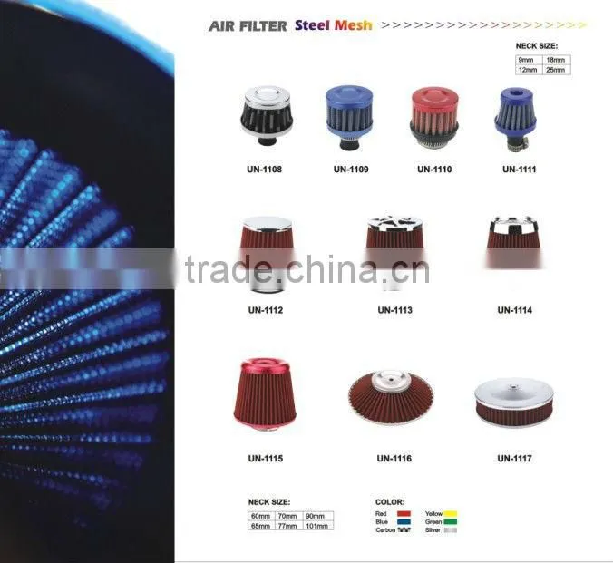 cheap washable universal auto air filter