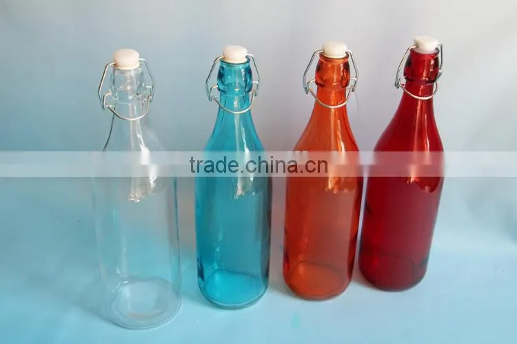 glass drift bottle with plastic cork