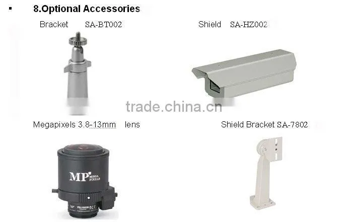 HD Box IP Camera SA7800N-MPC-WDRD megapixel ip camera
