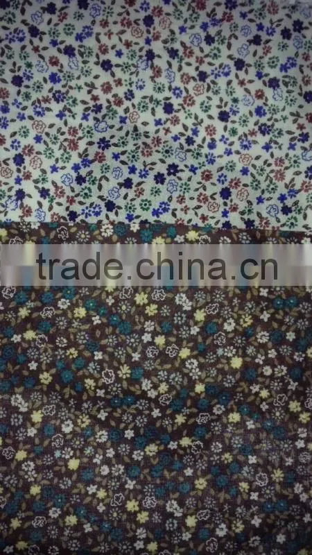 Stock 60*60 90*88 Cotton printed fabric