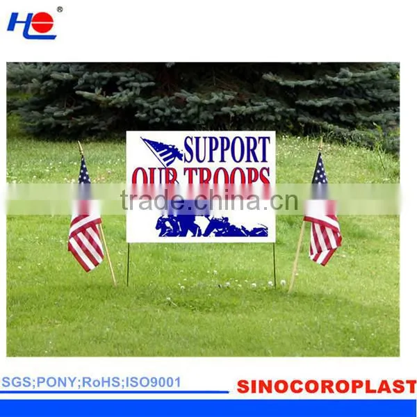 Outdoor Plastic Coroplast Signs