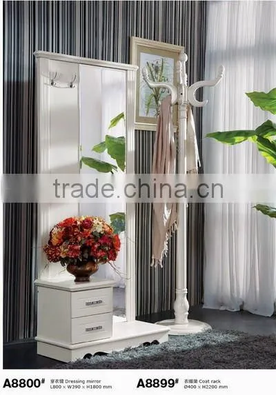 stable modern MDF standing coat rack