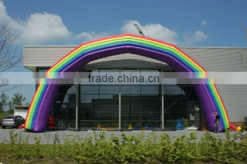 inflatable rainbow arch for advertising