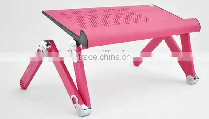 Portable laptop table, folding adjustable laptop table from factory hot selling