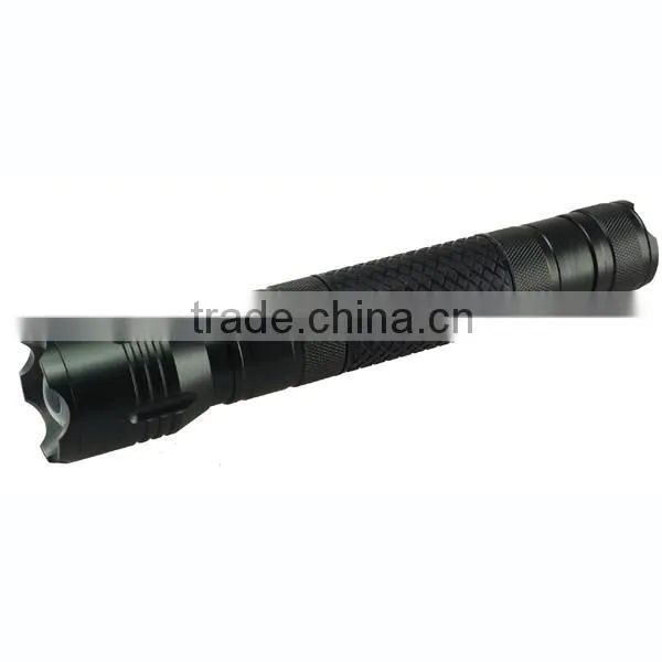 new series aluminum&rubber led flashlight torch with 3w led
