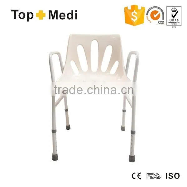 Rehabilitation Therapy Supplies Topmedi TBB790B Good Quality Bath Bench Series Barhroom Shower Chair for Disabled People