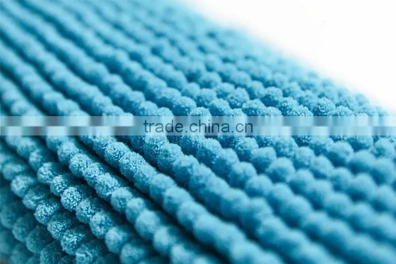 non skid SEBS back washable chenille mat