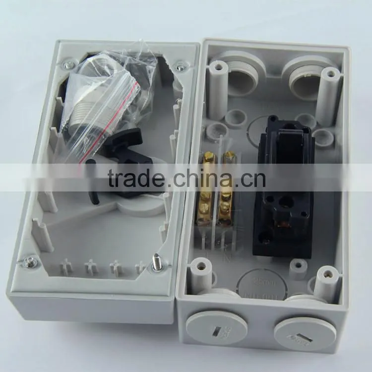 20A dc explosion-proof single, double pole and 3 phase Hot sale type of isolator switch