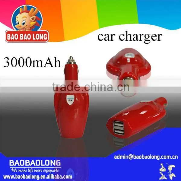 2014 Full current 3A car charger for phone