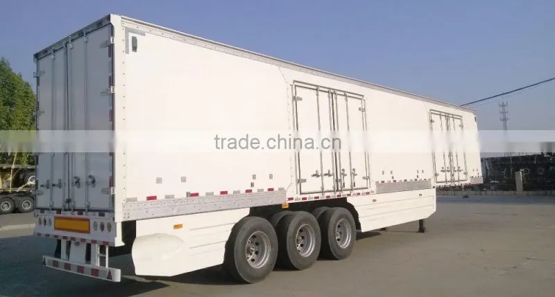 Titan Dry Cargos Transport Box Semi Trailer, Van Type Semi Trailer for Sale