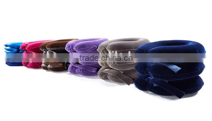 full flannel inflatable air neck traction /Soft Air-pressure Neck Traction cervical collar/cervical traction device