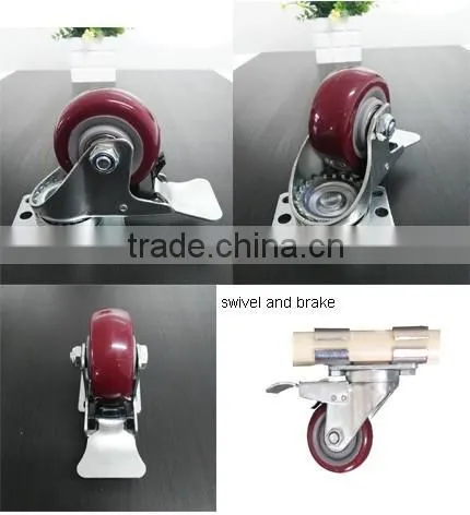 JY-303| Hard rubber caster wheel | Industrial trolley wheels | Casters for office chair