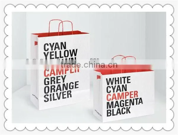 Cheap customized kraft paper bags printing for promotion