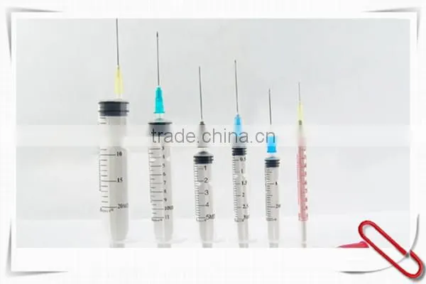 1ml plastic disposable syringe without needle