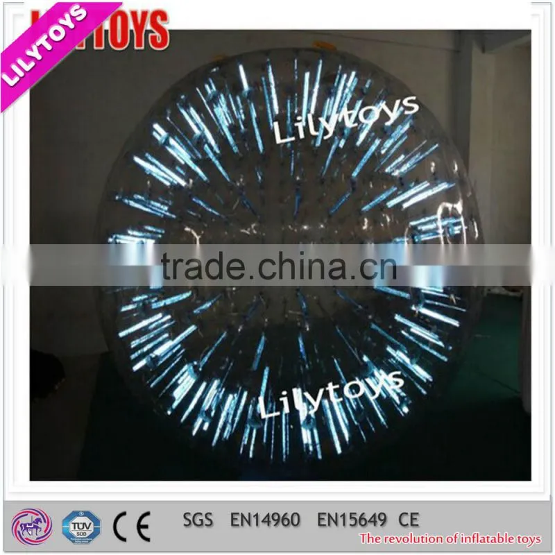 Hight quality hot summer shine inflatable zorb ball for adults