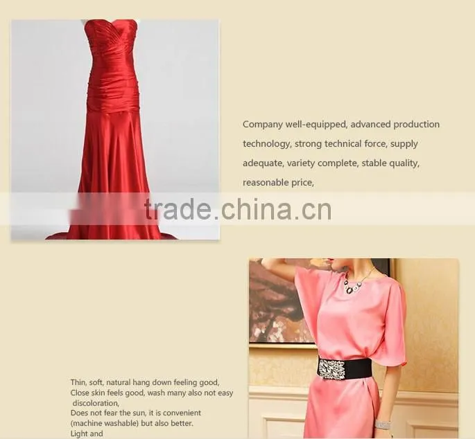 100% polyester high quality soft satin fabric for panties,garment,curtain,dress,etc