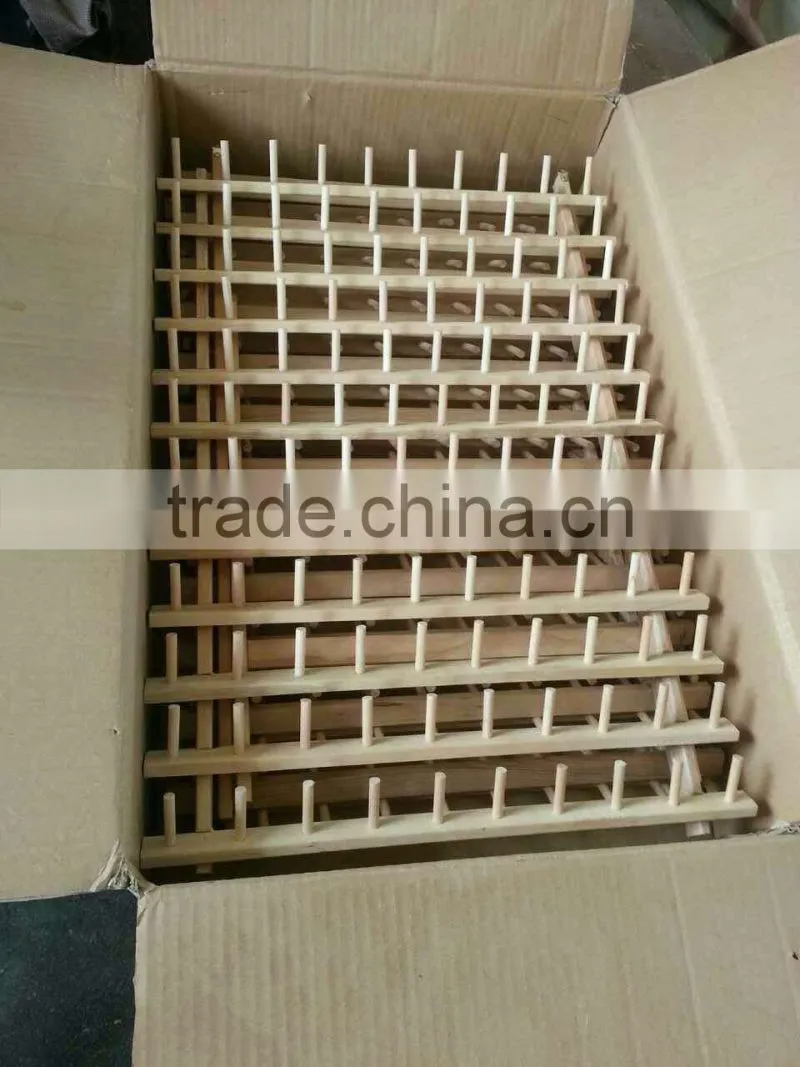Christmas promotion!!! china supplier hot sale home sewing tool wood thread rack with 60 spools