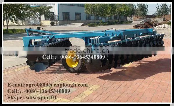 Farm machinery tractor trailed heavy duty Disc Harrow/hydraulic