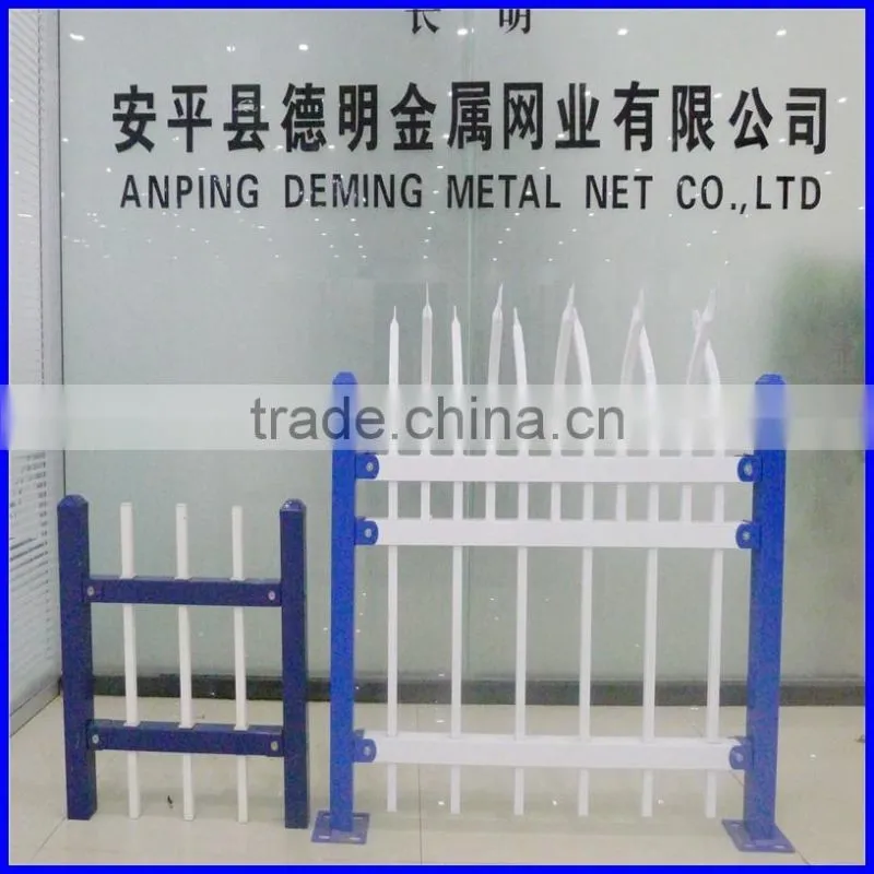 Galvanized wrough iron fence in dustrial