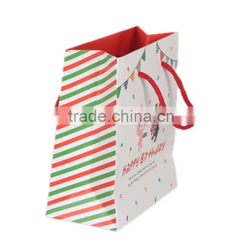 Christmas Gift Paper Bag, Birthday Paper Bag (BXSM011)