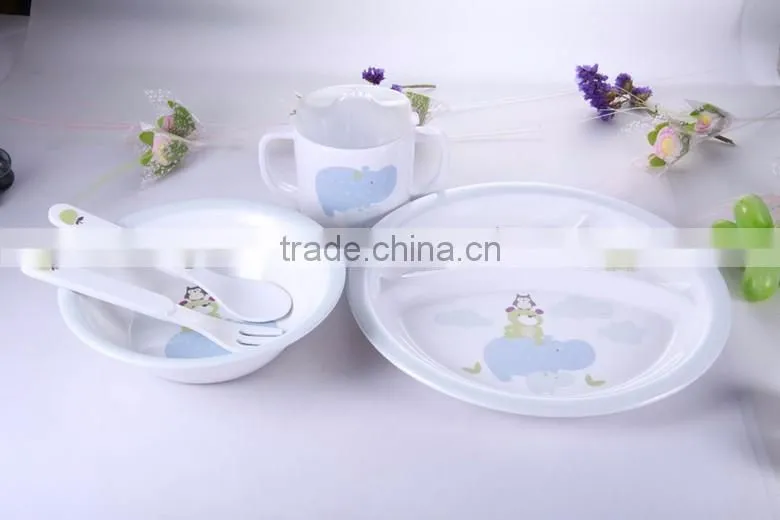 food safe melamine dinner set for kid, microwave safe melamine dinner set