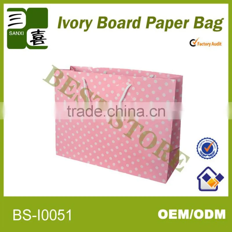 Factory manufacturing process paper shopping carry bag