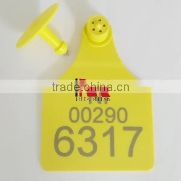 separated cattle ear tag female tag 78*56 mm male tag 30*30 mm