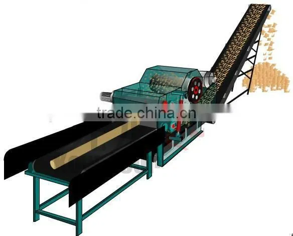 Manufacotry offer 20-100m3/h industrial wood chipper, drum wood chipper