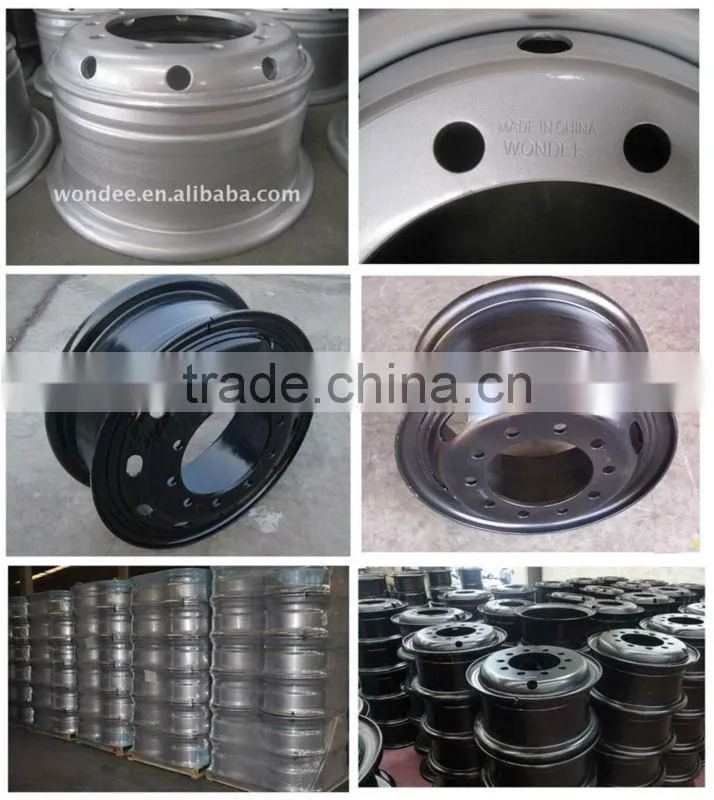 China Hot Sale Truck parts Wheel Rim Steel 24