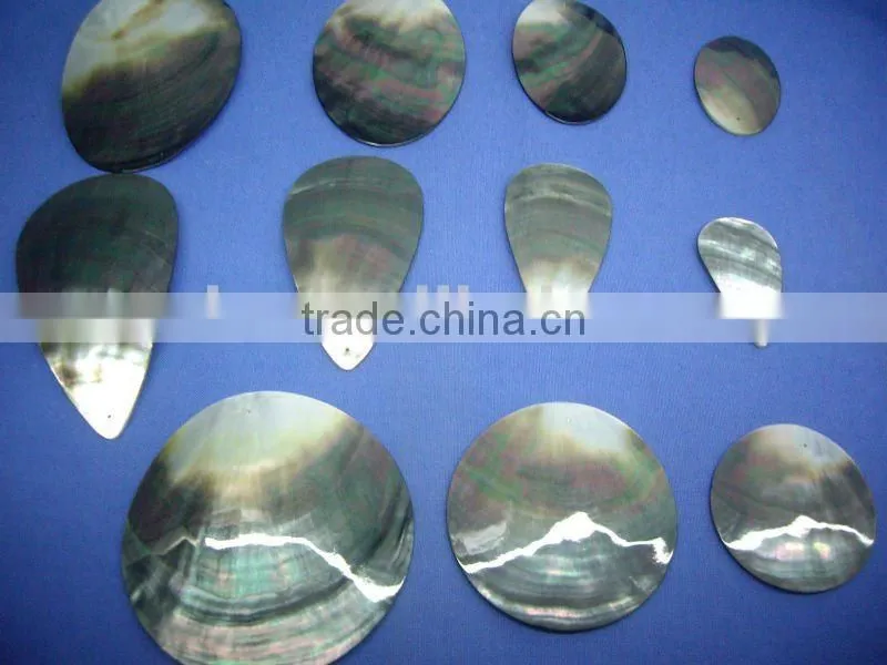 tahiti black lip mother of pearl shell blanks for furniture inlay
