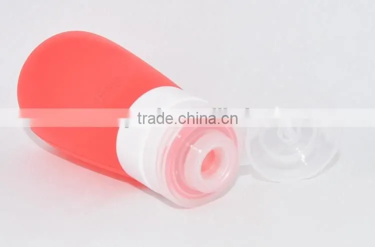 custom silicone travel bottle with big mouth MP4407